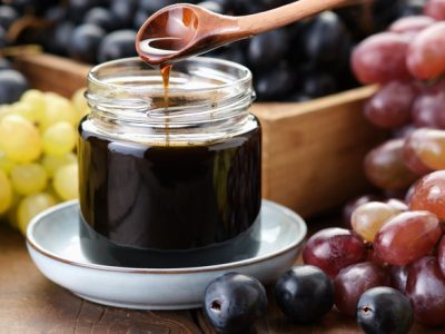 Jar,Of,Grape,Molasses,,Grape,Syrup.,Sweetener,,Cough,Medicine.,Black,
